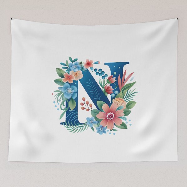 Item preview, Colorful N letter designed and sold by ShreeNavGraha.