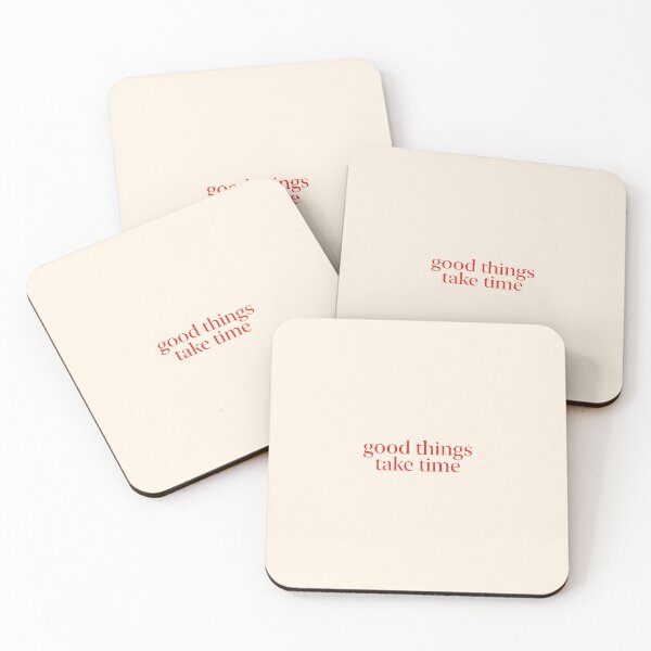 Item preview, Good things take time Pastel Aesthetic Pinterest Minimalist Art Design designed and sold by pointense.