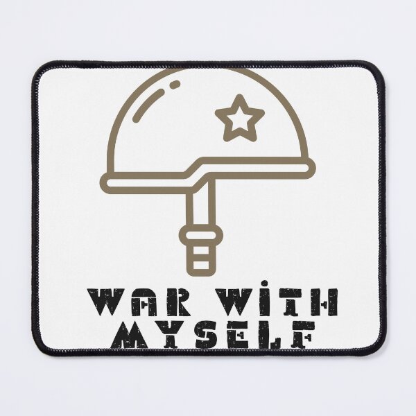 Item preview, War With Myself: Visual Expression of Inner Struggles designed and sold by Colorful-Garden.