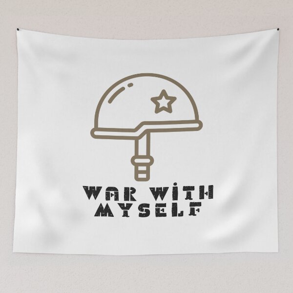 Item preview, War With Myself: Visual Expression of Inner Struggles designed and sold by Colorful-Garden.