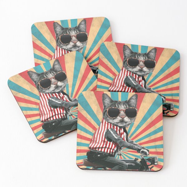 Item preview, Cool Cat on Motorbike designed and sold by Sidney Graf.