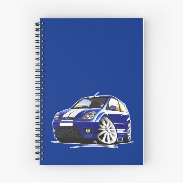 Item preview, Ford Fiesta ST (Facelift) Blue designed and sold by Yeomans Cartoons.