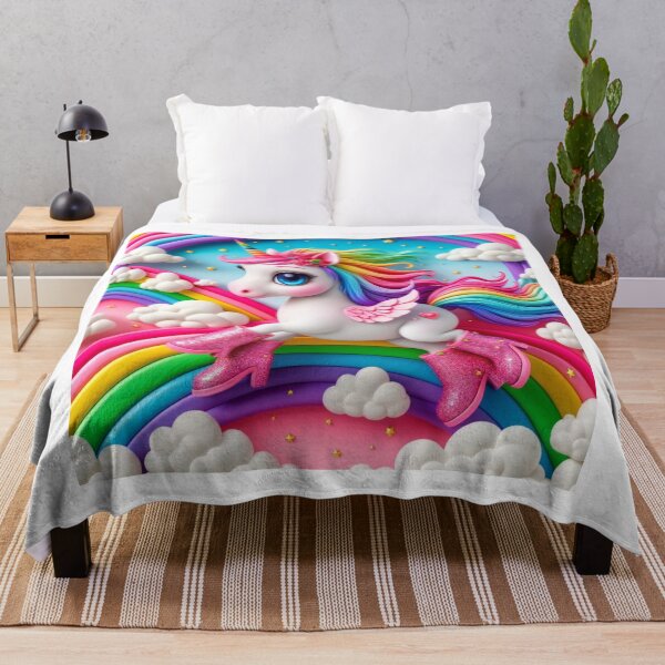 Item preview, Magical Unicorn's Rainbow Ride designed and sold by Kahurangi111.