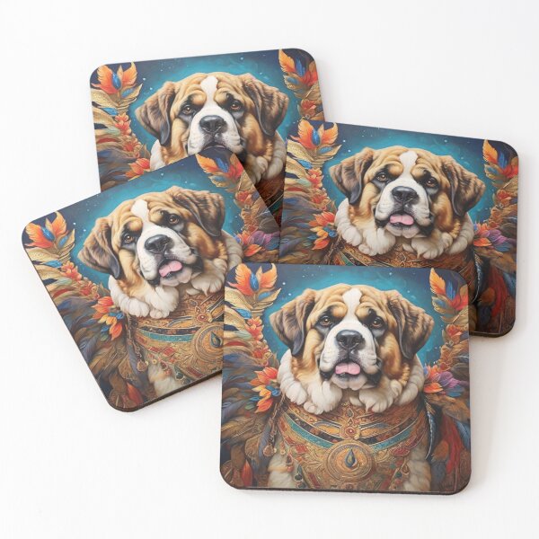 Item preview, Golden Majesty St Bernard designed and sold by NeatThingLover.