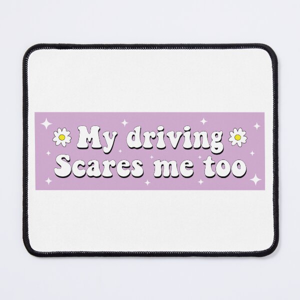 Item preview, my driving scares me too bumper designed and sold by fanky-bumper.