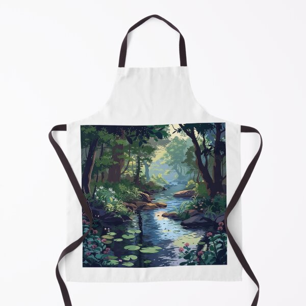 Item preview, Tranquil River through the Lush Forest designed and sold by palmyst.