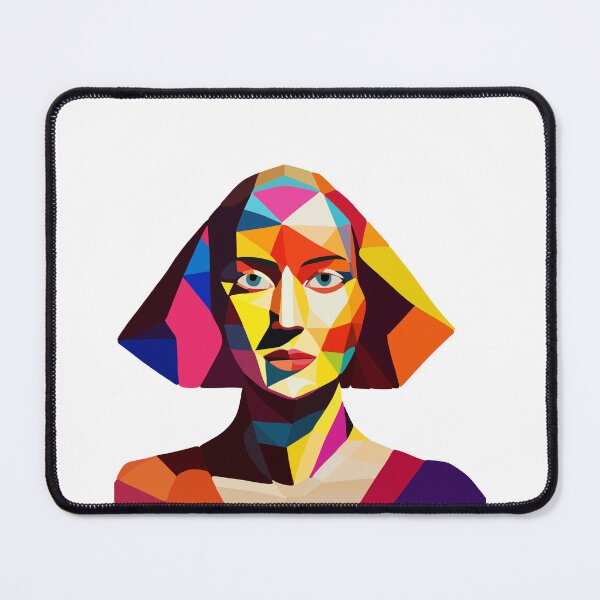 Item preview, Abstract female portrait designed and sold by Sunwang.