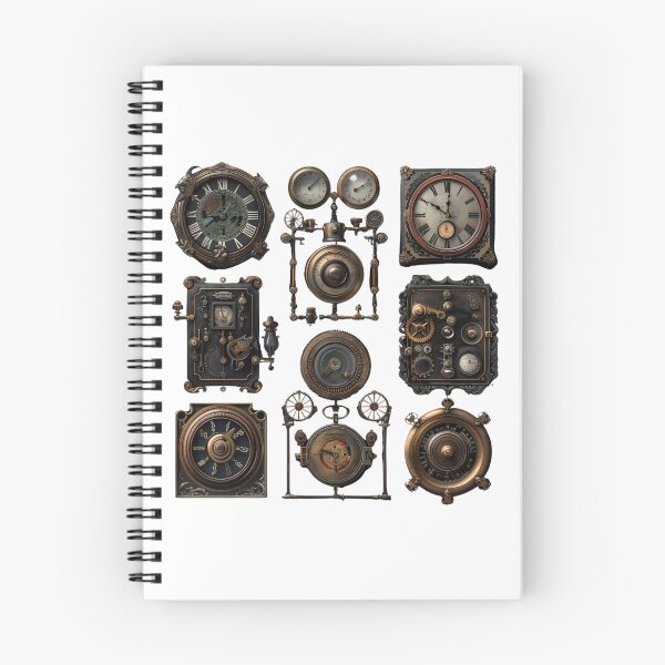 Aperçu de l'œuvre Collage des chronométreurs Steampunk créée et vendue par palmyst.