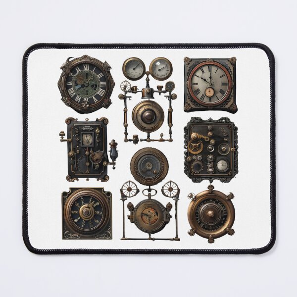 Item preview, Steampunk Timekeepers' Collage designed and sold by palmyst.