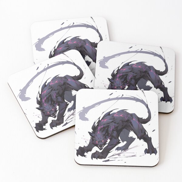 Item preview, Feral Shadow Beast in Ethereal Rage designed and sold by palmyst.