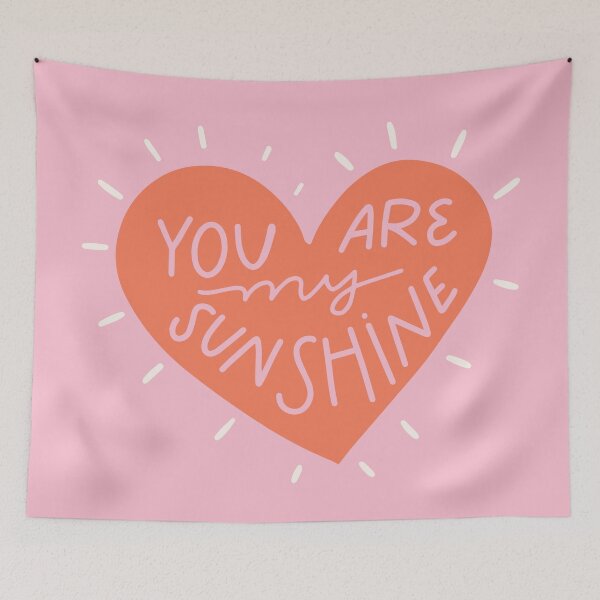 Item preview, You are my Sunshine Pastel Aesthetic Pinterest Minimalist Art Design designed and sold by pointense.