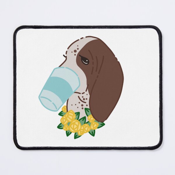 Item preview, Basset with a paper cup designed and sold by YuleArtLab.