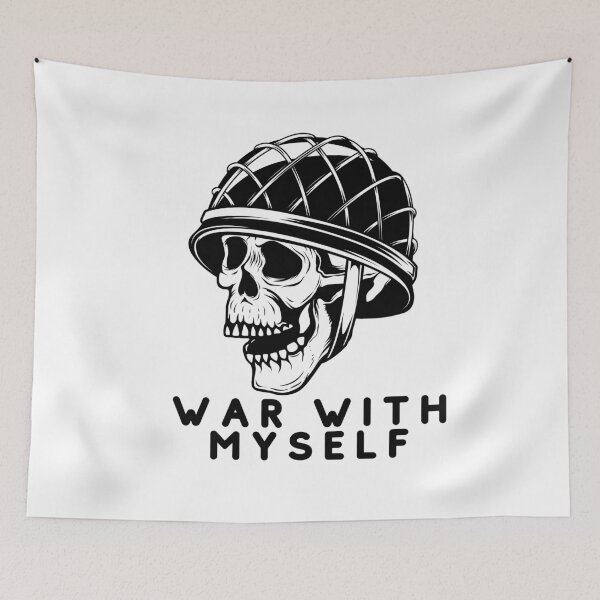 Item preview, War With Myself: Visual Expression of Inner Struggles designed and sold by Colorful-Garden.