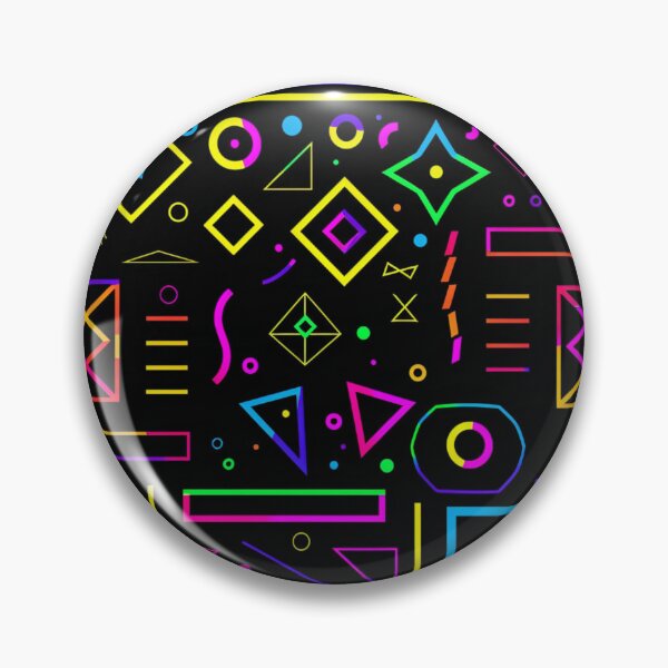 Item preview, Geometric Dance of Neon and Night designed and sold by palmyst.
