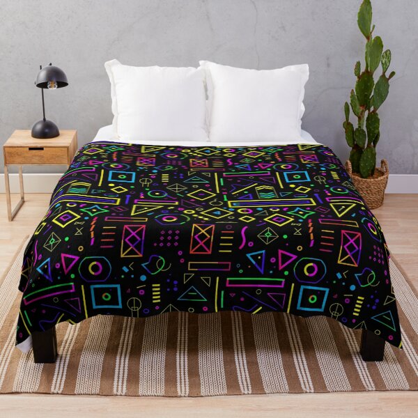 Item preview, Geometric Dance of Neon and Night designed and sold by palmyst.