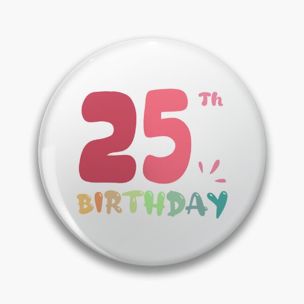 Item preview, Happy 25th Birthday designed and sold by SimpleP.