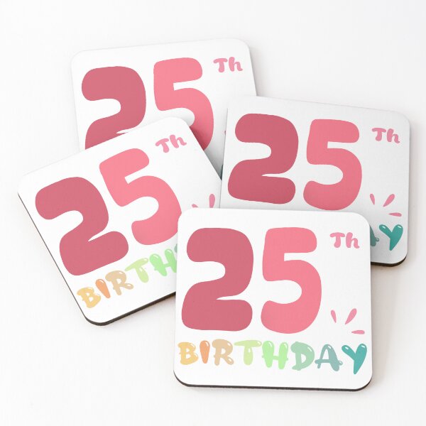Item preview, Happy 25th Birthday designed and sold by SimpleP.
