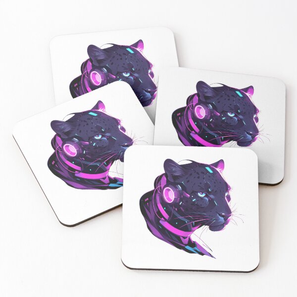 Item preview, Cyber Black Panther Futuristic Aesthetic  designed and sold by SMARTKIT  DESIGNAGENCY.