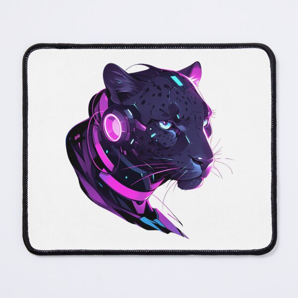 Item preview, Cyber Black Panther Futuristic Aesthetic designed and sold by SMARTKIT DESIGNAGENCY.