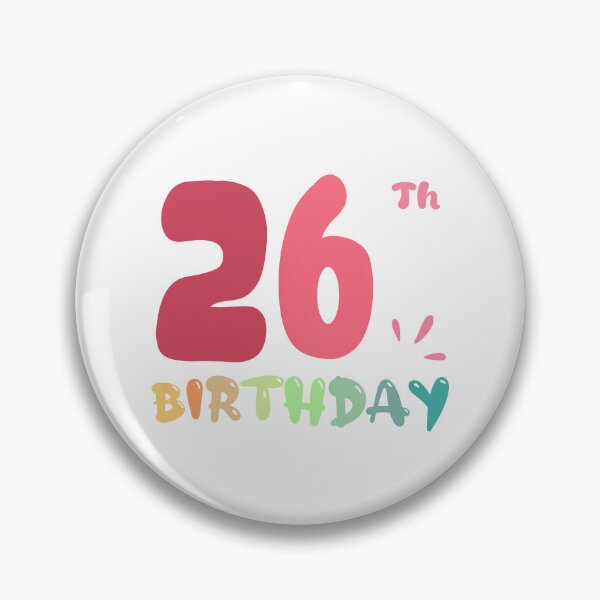 Item preview, Happy 26th Birthday designed and sold by SimpleP.