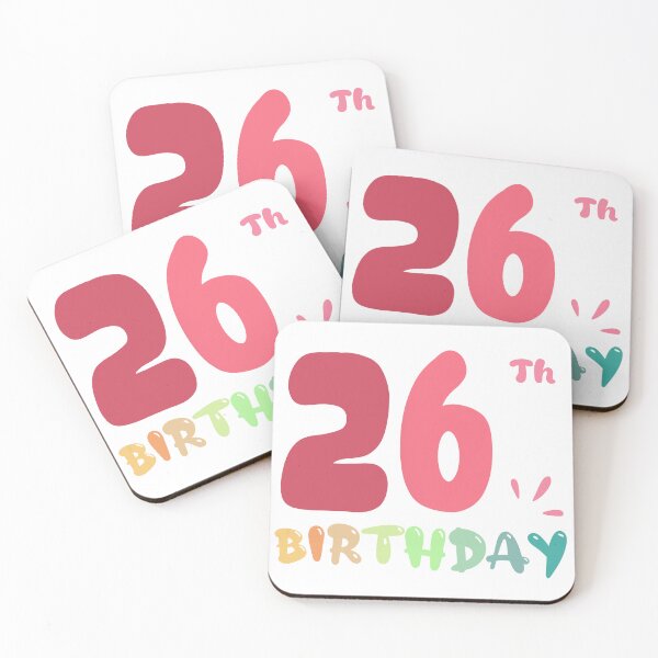 Item preview, Happy 26th Birthday designed and sold by SimpleP.