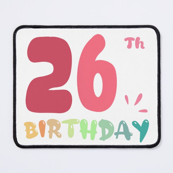Item preview, Happy 26th Birthday designed and sold by SimpleP.