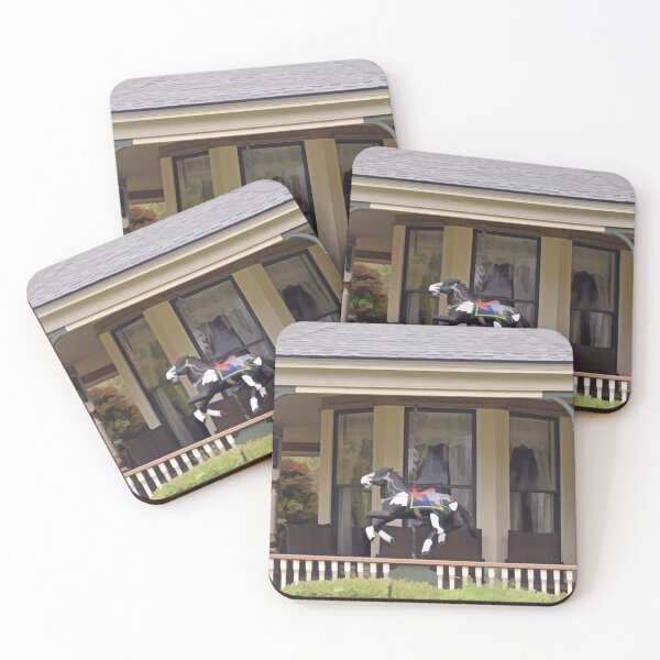 Item preview, Horses on Porch designed and sold by bertsworks300.