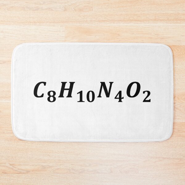 Item preview, cafeine molecule, chemistry and coffee designed and sold by NoetherSym.