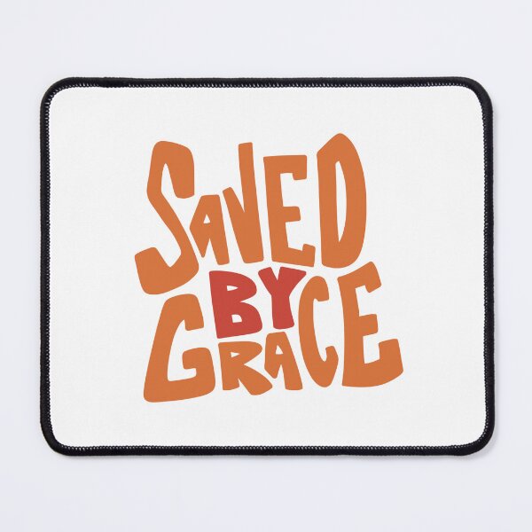Item preview, Typography "SAVED BY GRACE" designed and sold by IsakLara.