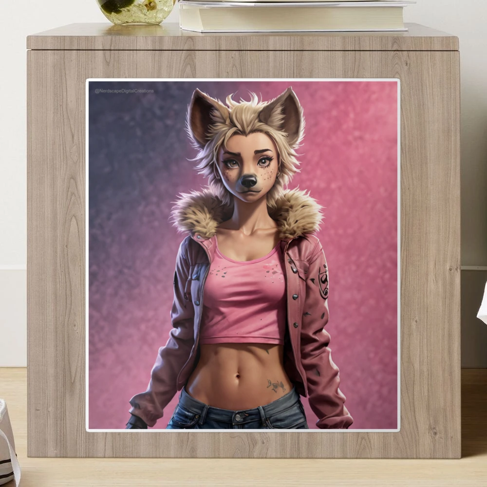 Anthro Hyena Girl - Shenzeya