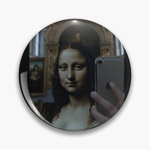 Artikelvorschau, Zeitloses Selfie mit der Mona Lisa entworfen und verkauft von palmyst.