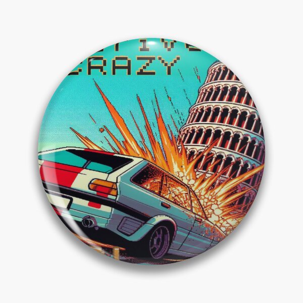 Item preview,  “Crash Course to Pisa: A Whimsical Drive Straight to PIZZA!” designed and sold by floryweb.