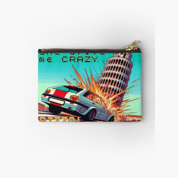 Item preview,  “Crash Course to Pisa: A Whimsical Drive Straight to PIZZA!” designed and sold by floryweb.