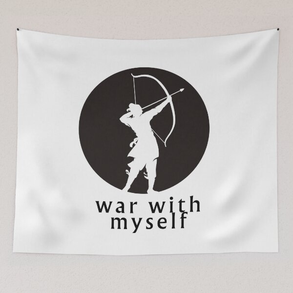 Item preview, War With Myself: Visual Expression of Inner Struggles designed and sold by Colorful-Garden.