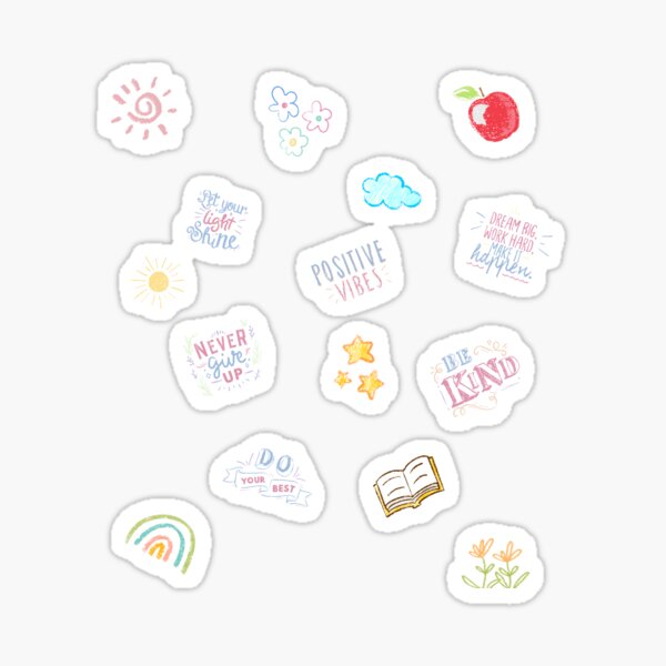 Item preview, Positive Affirmations Sticker Pack designed and sold by FireSisters.