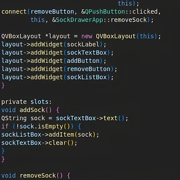 Artwork thumbnail, C++ Program Code Dark by CodingSocks