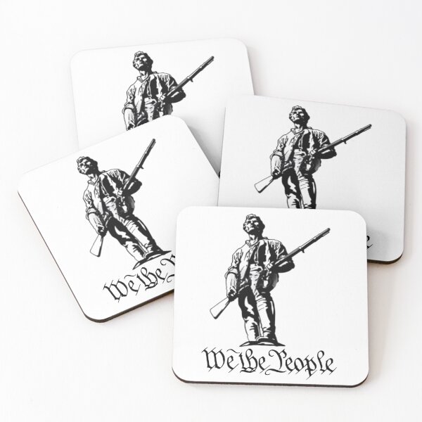 Item preview, Sentinel of Liberty: Minute Man Soldier with 'We The People designed and sold by AmericaFreedom.