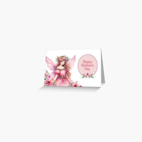 Item preview, Happy Mother's Day Flower Fairy Design designed and sold by OByD.
