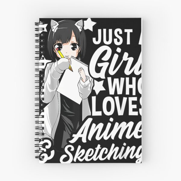 Item preview,  Anime Girl Just A Girl Who Loves Anime And Sketching Drawing designed and sold by BeedaRautio.
