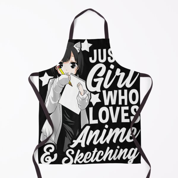 Item preview, Anime Girl Just A Girl Who Loves Anime And Sketching Drawing designed and sold by BeedaRautio.