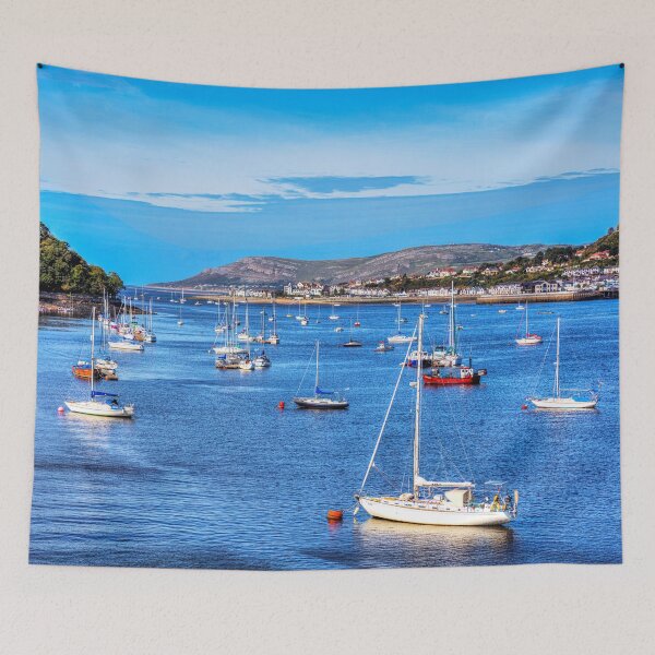 Item preview, Conwy Harbour, Boats And Yachts, Wales designed and sold by Paul Thompson Photography.