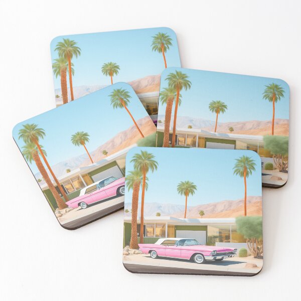Item preview, Palm Springs Love pink designed and sold by Carinaprint.