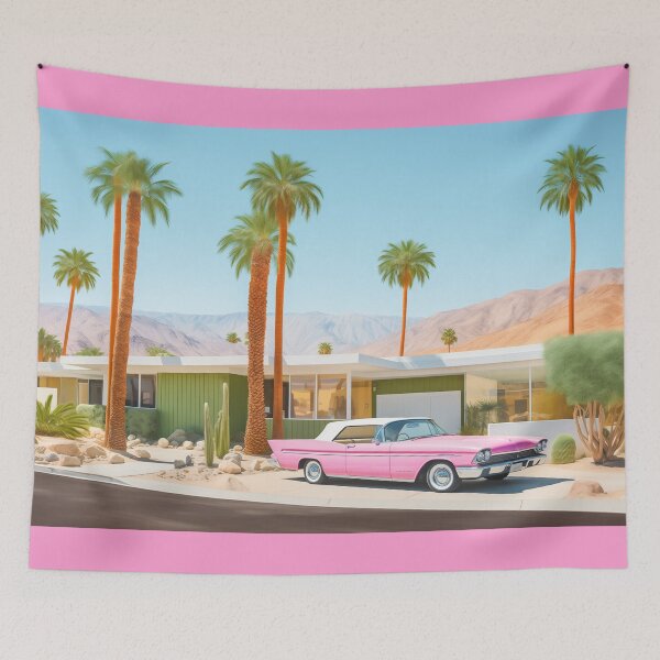 Item preview, Palm Springs Love pink designed and sold by Carinaprint.
