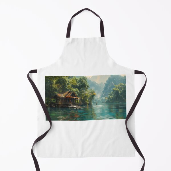 Item preview, Secluded Life on the Peaceful Riverbank designed and sold by palmyst.
