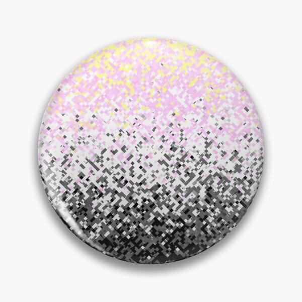 Item preview, Trippy Pixelated Funky Abstract Queerplatonic Pride Flag designed and sold by Chaos Queery.