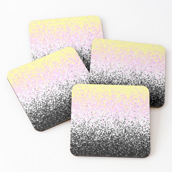 Item preview, Trippy Pixelated Funky Abstract Queerplatonic Pride Flag designed and sold by Chaos Queery.