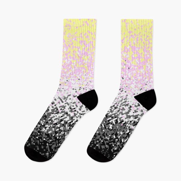 Item preview, Trippy Pixelated Funky Abstract Queerplatonic Pride Flag designed and sold by Chaos Queery.