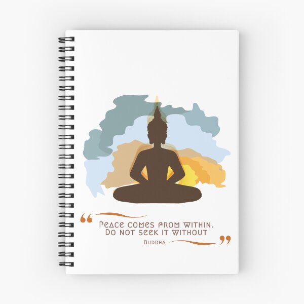 Aperçu de l'œuvre Siddharta Gautama Citation Autocollant / T-shirt créée et vendue par Designsleashed.