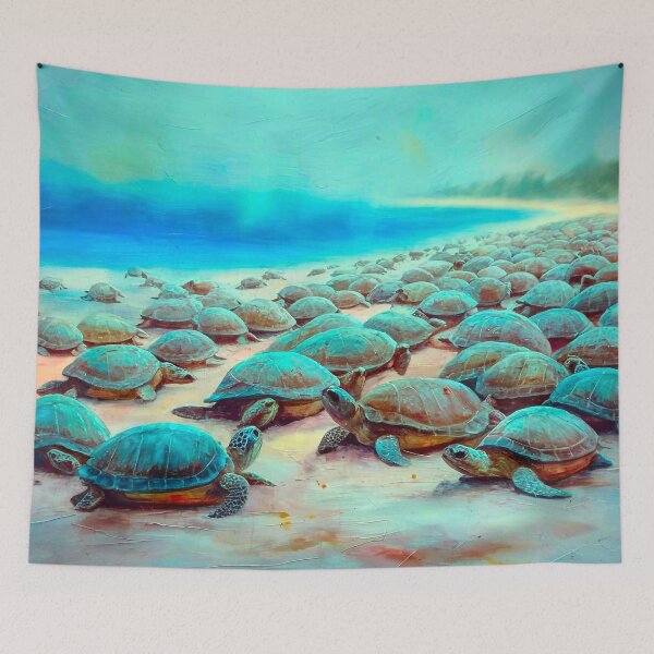 Item preview, Turtles on the beach designed and sold by M-Y-A-R-T-.