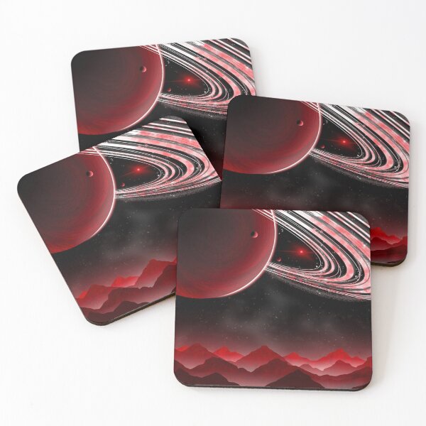 Item preview, Retro futuristic red planet designed and sold by Mokota-Sama.